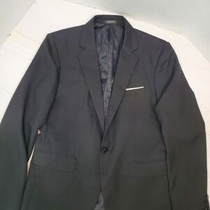 COOFANDY Mens Black Single Button Blazer Size Medium M